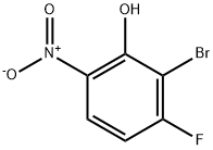 2-溴-3-氟-6-硝基苯酚,103979-08-4,结构式