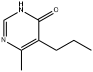6-メチル-5-プロピル-4(1H)-ピリミジノン 化学構造式