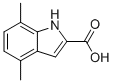4,7-DIMETHYL-1H-INDOLE-2-CARBOXYLIC ACID Structure