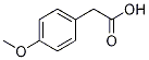 4-MethoxyPhenylAceticAcid Struktur