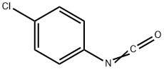 对氯苯异氰酸酯,104-12-1,结构式