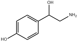 α-(アミノメチル)-p-ヒドロキシベンジルアルコール 化学構造式