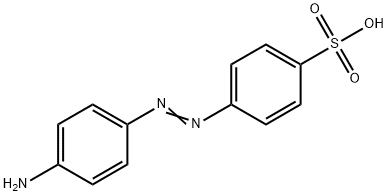 4'-Aminoazobenzene-4-sulphonic acid Struktur