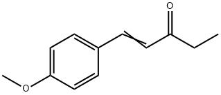 1-(4-Methoxyphenyl)-1-penten-3-one Struktur