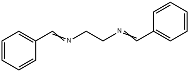 N,N'-双(苯基亚甲基)-1,2-乙二胺,104-71-2,结构式