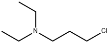 3-氯-1-二乙氨基丙烷,104-77-8,结构式