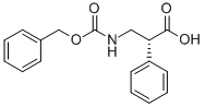 (R)-3-(((苄氧基)羰基)氨基)-2-苯基丙酸,1040-59-1,结构式