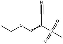 3-ethoxy-2-(methylsulfonyl)acrylonitrile Structure