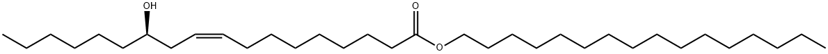 十六烷醇(R)-12-羟基油酸酯 结构式