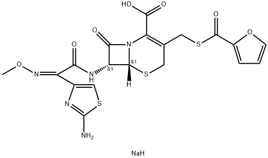 头孢噻呋钠,104010-37-9,结构式