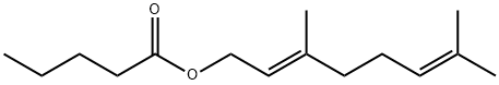 geranyl valerate Structure