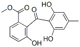 2-(2,6-Dihydroxy-4-methylbenzoyl)-3-hydroxybenzoic acid methyl ester,104022-80-2,结构式