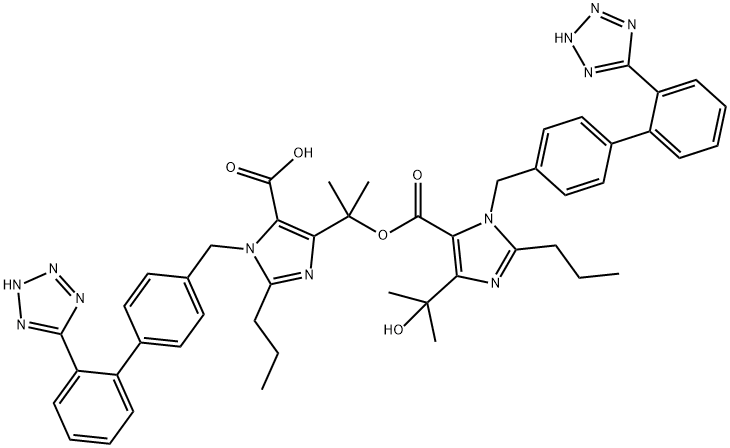 奥美沙坦酯杂质IV,1040250-19-8,结构式