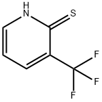 3-(トリフルオロメチル)-2(1H)-ピリジンチオン 化学構造式