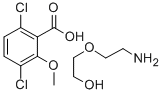 3,6-二氯茴香酸,104040-79-1,结构式