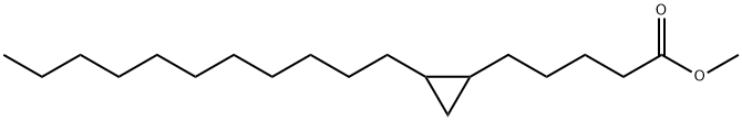 2-Undecylcyclopropanevaleric acid methyl ester Struktur