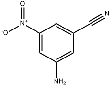 3-AMINO-5-NITROBENZONITRILE 化学構造式