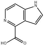 5-AZAINDOLE-4-CARBOXYLIC ACID 结构式