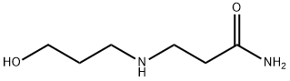 3-[(3-ヒドロキシプロピル)アミノ]プロパンアミド 化学構造式