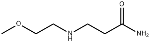 3-[(2-METHOXYETHYL)AMINO]PROPANAMIDE Structure