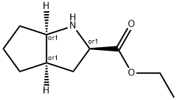 REL-乙基(2R,3AR,6AR)-八氢环戊[B]吡咯-2-羧酸盐, 104069-55-8, 结构式