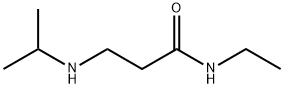 N-エチル-3-(イソプロピルアミノ)プロパンアミド 化学構造式