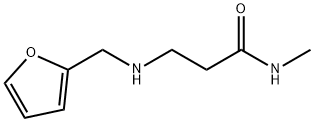 3-[(2-FURYLMETHYL)AMINO]-N-METHYLPROPANAMIDE Structure