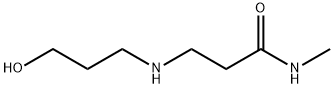 3-[(3-HYDROXYPROPYL)AMINO]-N-METHYLPROPANAMIDE Structure