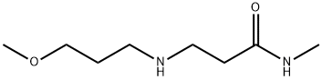 3-[(3-メトキシプロピル)アミノ]-N-メチルプロパンアミド 化学構造式