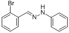 N-(2-BROMO-BENZYLIDENE)-N'-PHENYL-HYDRAZINE 结构式