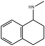 N-メチル-1,2,3,4-テトラヒドロナフタレン-1-アミン 化学構造式