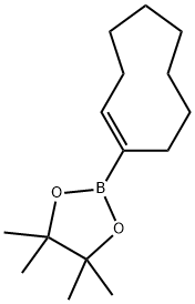 2-(1-シクロノネン-1-イル)-4,4,5,5-テトラメチル-1,3,2-ジオキサボロラン 化学構造式