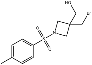 [3-(ブロモメチル)-1-トシルアゼチジン-3-イル]メタノール 化学構造式