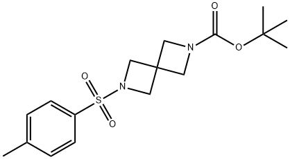 6-(对甲苯磺酰基)-2,6-二氮杂螺[3.3]庚烷--6-羧酸叔丁酯,1041026-67-8,结构式