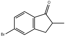 5-溴-2-甲基-1-茚酮, 104107-22-4, 结构式