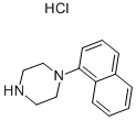 1-(1-NAPHTHYL)PIPERAZINE HYDROCHLORIDE Struktur