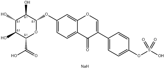 Daidzein 7-β-D-Glucuronide 4’-Sulfate Disodium Salt|4-氧代-3-[4-(磺基氧基)苯基]-4H-1-苯并吡喃-7-基 BETA-D-吡喃葡糖苷酸二钠盐
