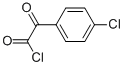 Benzeneacetyl chloride, 4-chloro-alpha-oxo- (9CI) Struktur