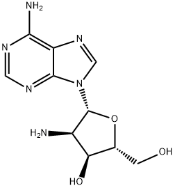 2'-アミノ-2'-デオキシアデノシン 化学構造式