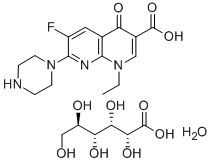 ENOXACIN GLUCONATE 化学構造式