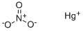 MERCUROUS NITRATE Structure