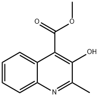 Methyl 3-hydroxy-2-methylquinoline-4-carboxylate,104179-54-6,结构式