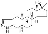 司坦唑醇,10418-03-8,结构式