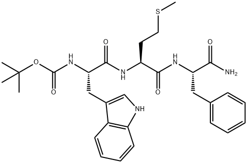 DES-ASP3-GASTRIN RELATED PEPTIDE Struktur