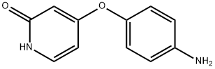 4-(4-氨基苯氧基)吡啶-2(1H)-酮 结构式