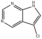 5-chloro-7H-pyrrolo[2,3-d]pyriMidine Struktur