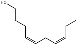 顺-4,顺-7-癸二烯-1-醇,104188-11-6,结构式