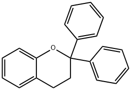 3,4-Dihydro-2,2-diphenyl-2H-1-benzopyran 结构式
