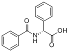 (R)-2-苯甲酰氨基-2-苯基乙酸 结构式