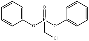 (氯甲基)膦酸二苯酯 结构式